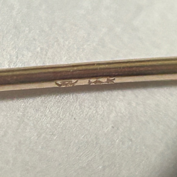 14K Yellow Gold Pearls Smoky Quartz Dangling Earrings - Picture 16 of 16